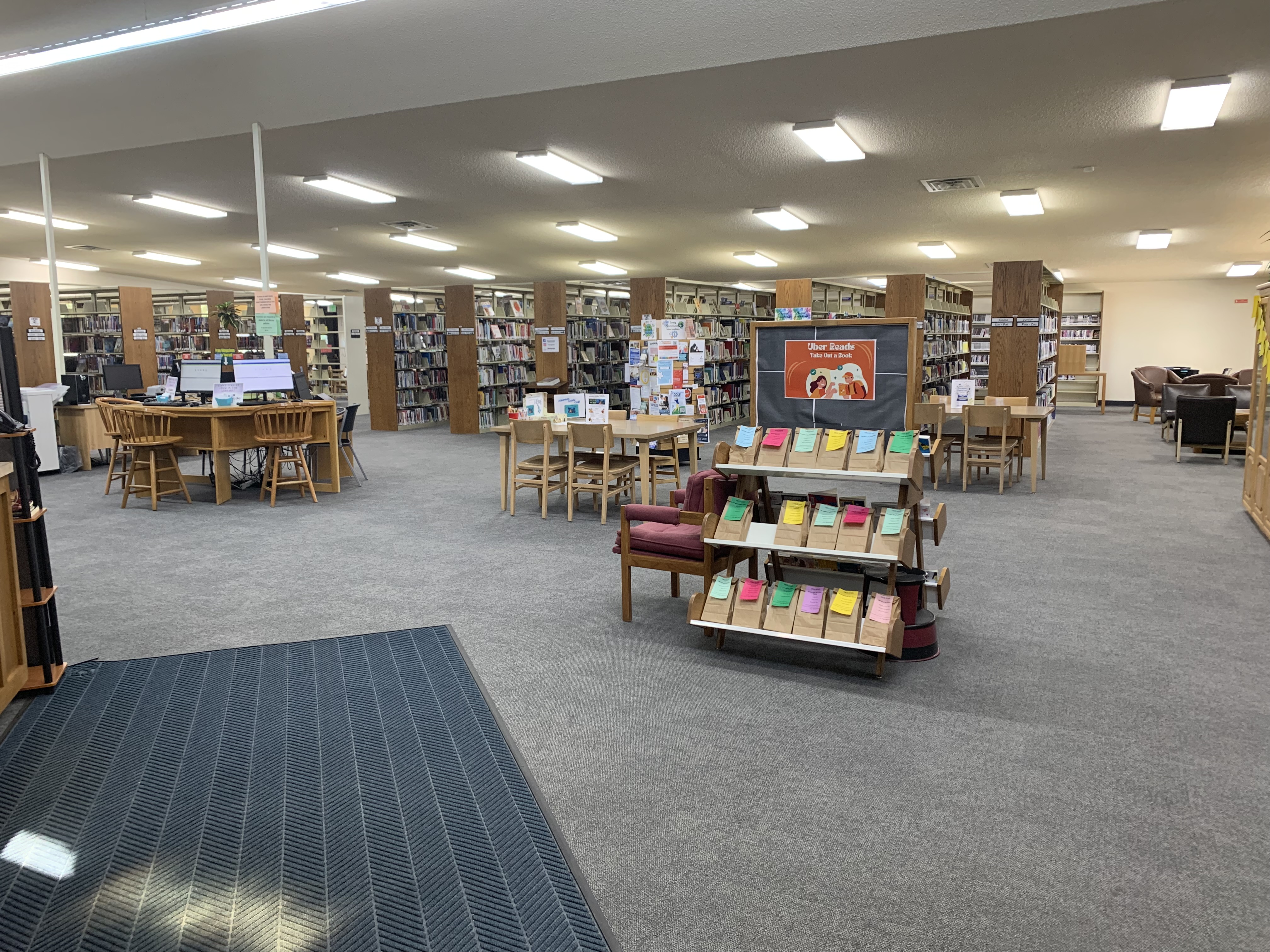 The main room of the library